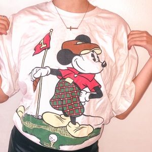 Vintage Mickey co golf t shirt
